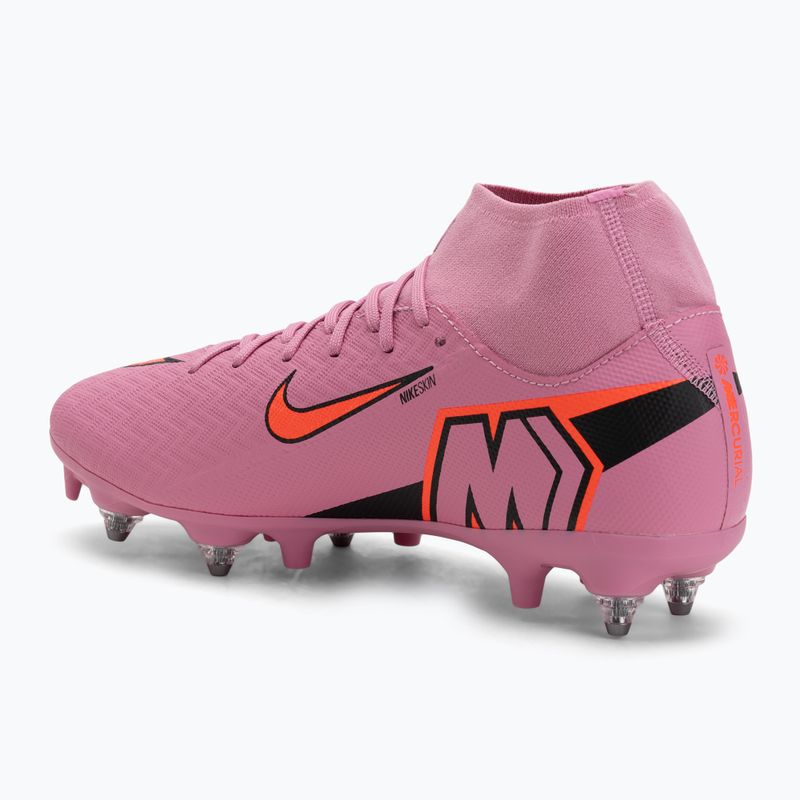 Buty piłkarskie męskie Nike Mercurial Superfly 10 Academy SG-Pro magic flamingo/black/total crimson 3
