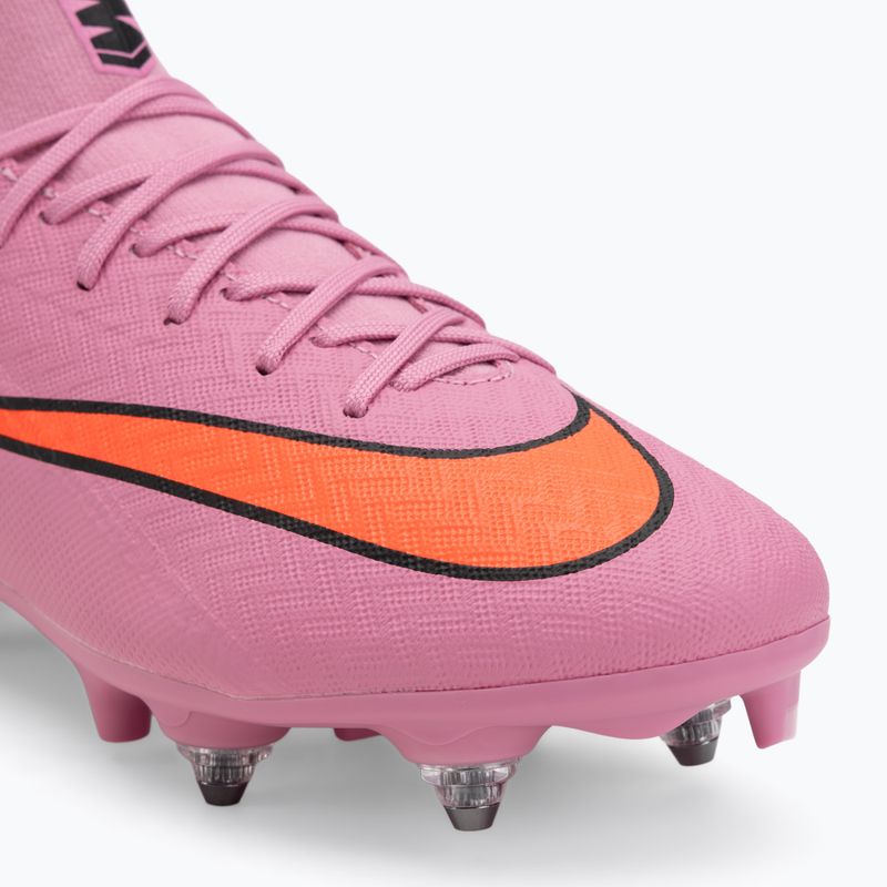 Buty piłkarskie męskie Nike Mercurial Superfly 10 Academy SG-Pro magic flamingo/black/total crimson 7