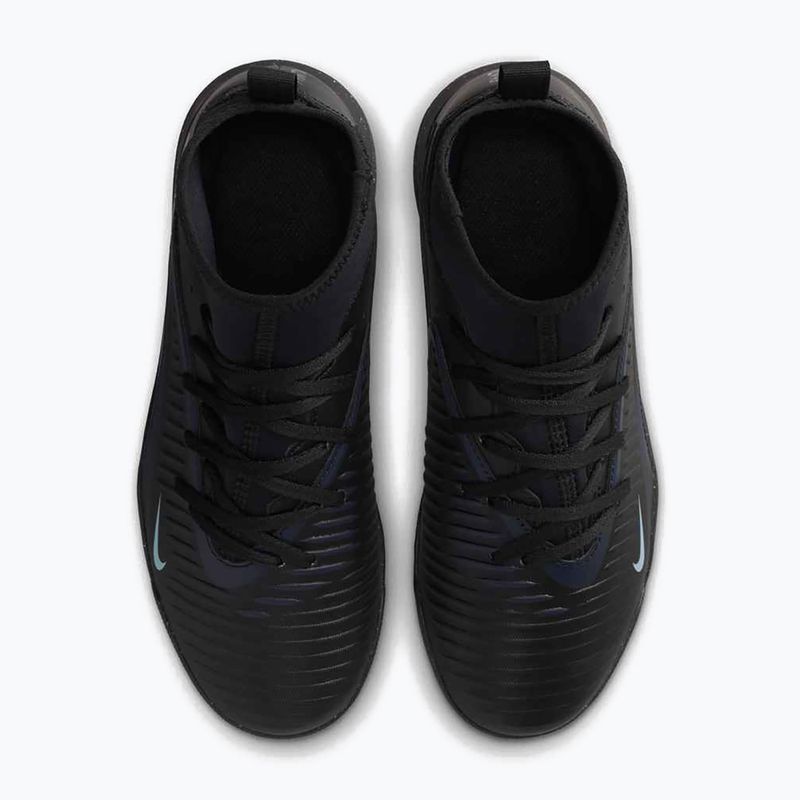 Buty piłkarskie dziecięce Nike Phantom 6 High Club Jr TF black/black 8