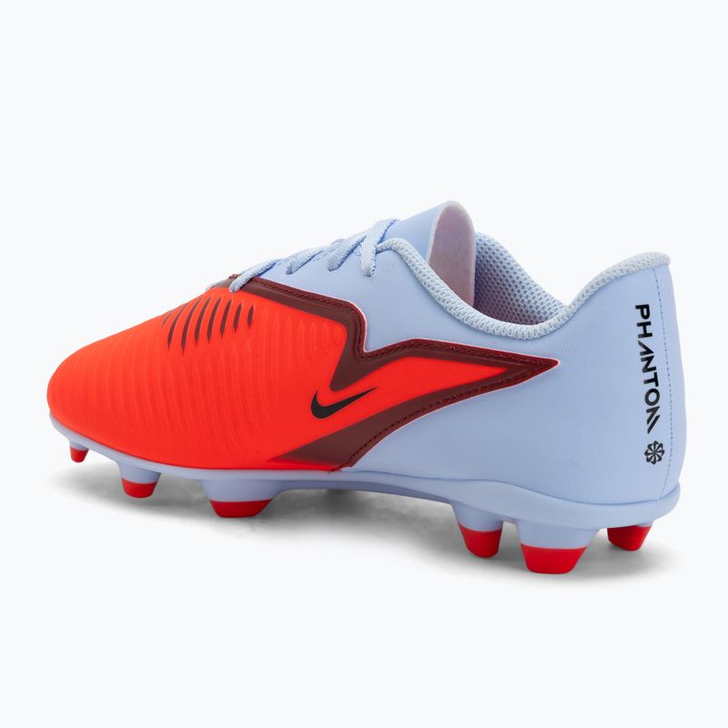 Buty piłkarskie dziecięce Nike Phantom 6 Low Club MG royal tint/bright crimson/black 3