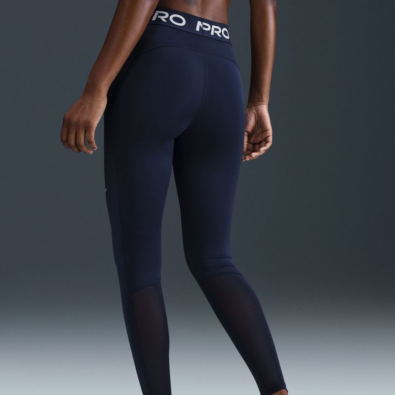 Legginsy damskie Nike Pro 365 Tight midnight navy/white 7