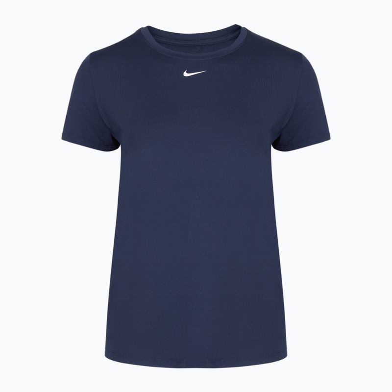 Koszulka treningowa damska Nike One Classic Dri-Fit midnight navy/white 4