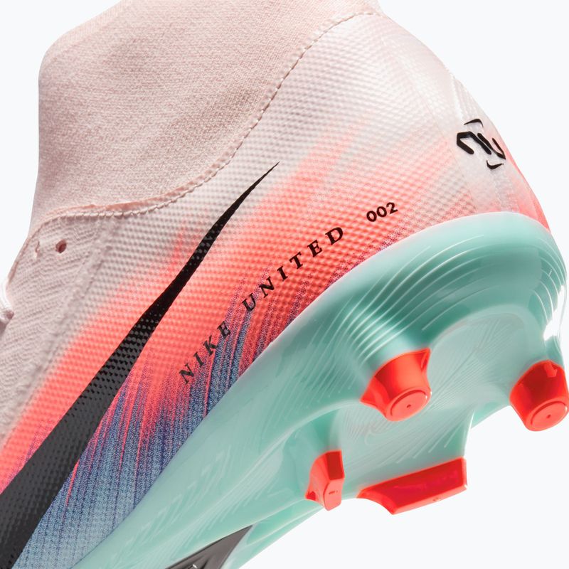 Buty piłkarskie męskie Nike United Mercurial Superfly 10 Academy FG/MG silt red/racer blue 9