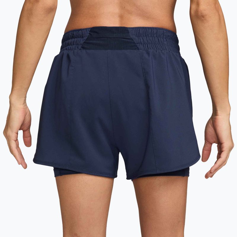 Spodenki damskie Nike One Dri-Fit High-Waisted 3" 2In1 midnight navy 2
