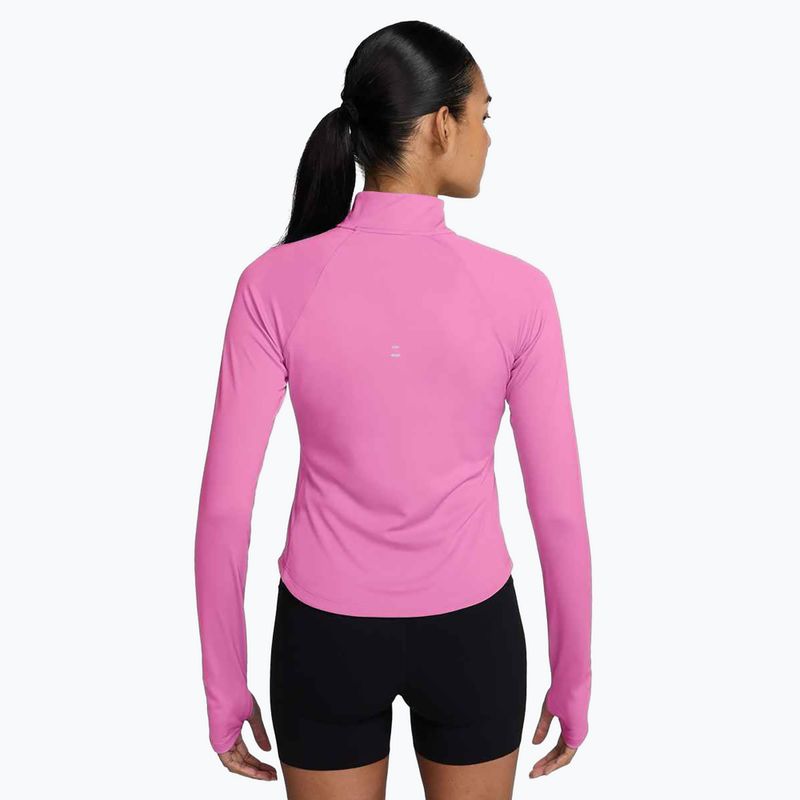 Bluza do biegania damska Nike Tempo Dri-Fit 1/4 Zip playful pink 2