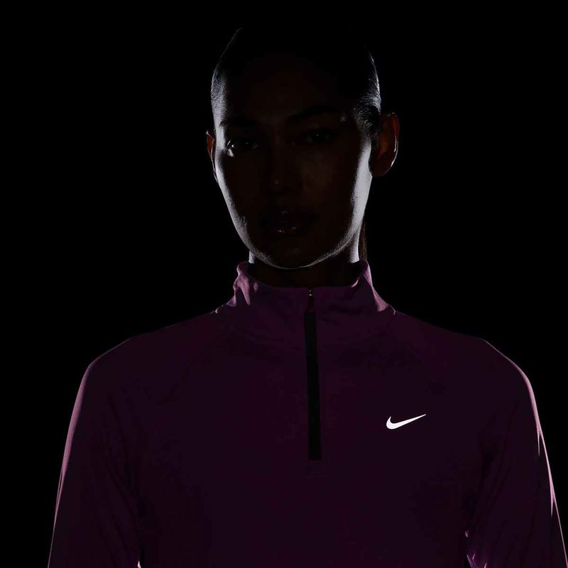 Bluza do biegania damska Nike Tempo Dri-Fit 1/4 Zip playful pink 4