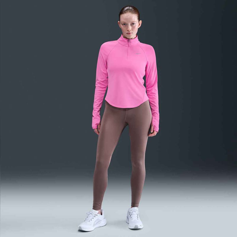Bluza do biegania damska Nike Tempo Dri-Fit 1/4 Zip playful pink 5