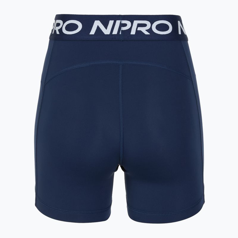 Spodenki treningowe damskie Nike Pro 365 5" midnight navy/white 6