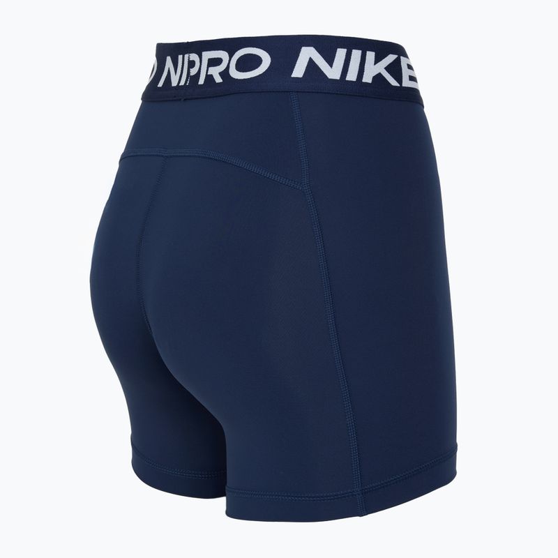 Spodenki treningowe damskie Nike Pro 365 5" midnight navy/white 8