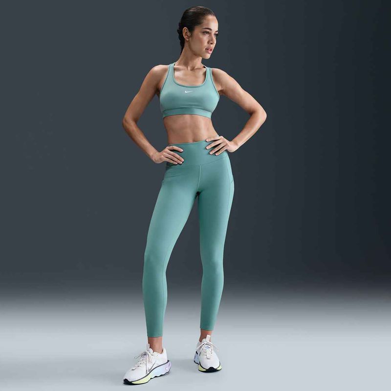 Biustonosz treningowy Nike Swoosh Light Support cannon/white 7