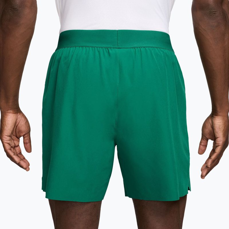 Spodenki tenisowe męskie Nike Court Dri-Fit Advantage 6" malachite/white 2