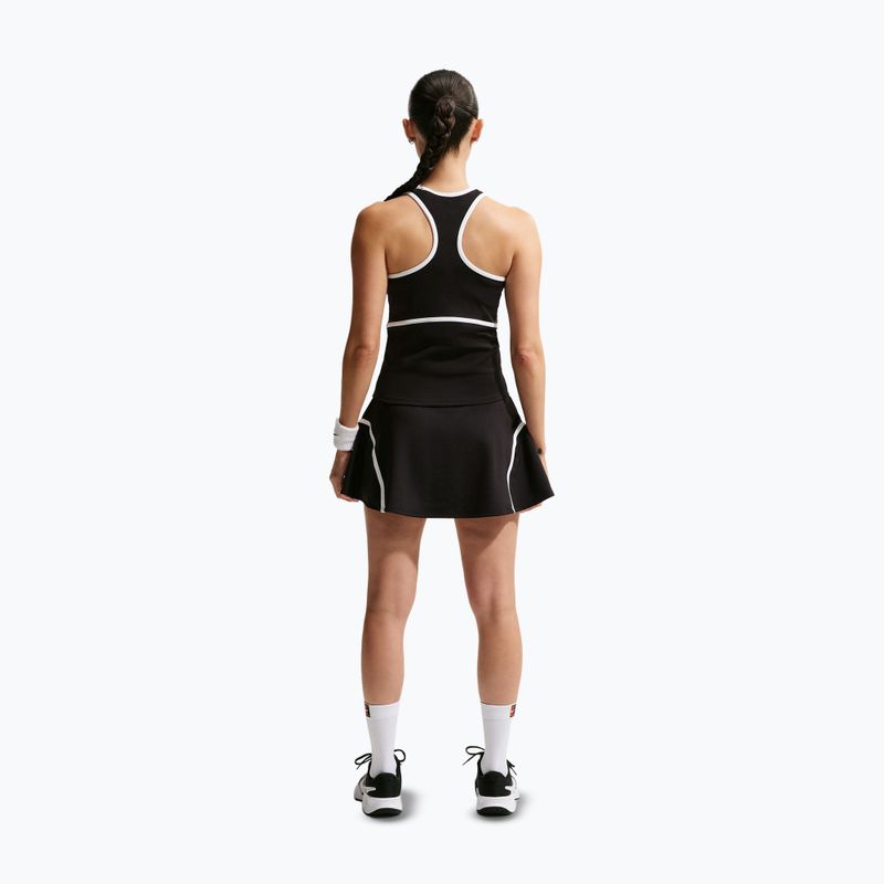 Spódnica tenisowa Nike Court Advantage Dri-Fit High Waisted black/white 3