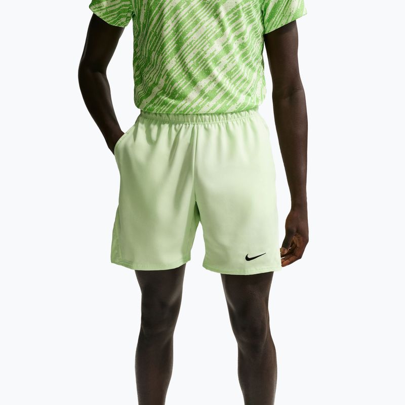 Spodenki tenisowe męskie Nike Court Dri-Fit Victory 7" light liquid lime/black 2
