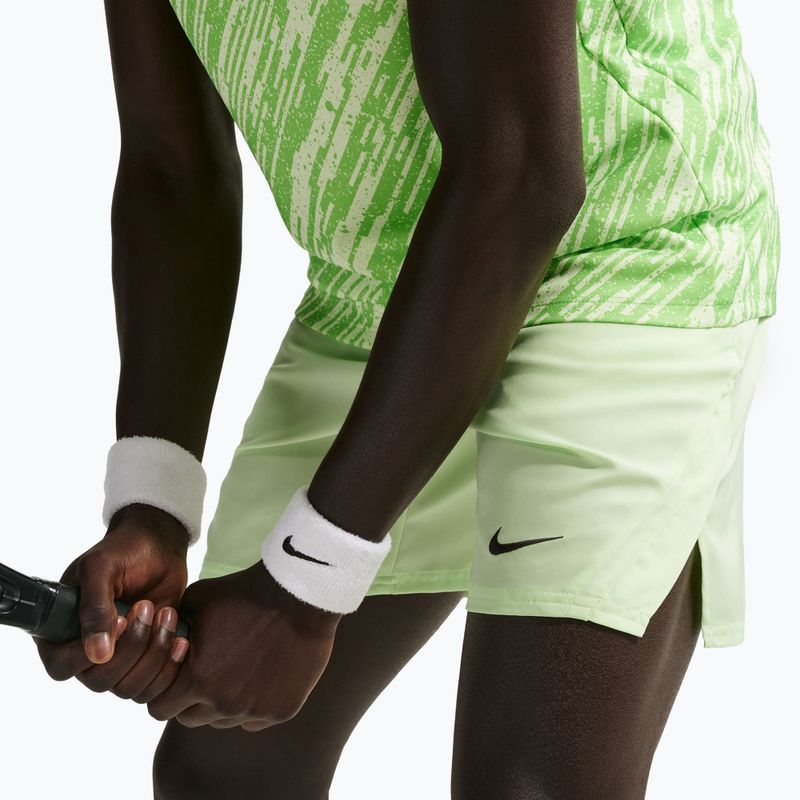 Spodenki tenisowe męskie Nike Court Dri-Fit Victory 7" light liquid lime/black 5