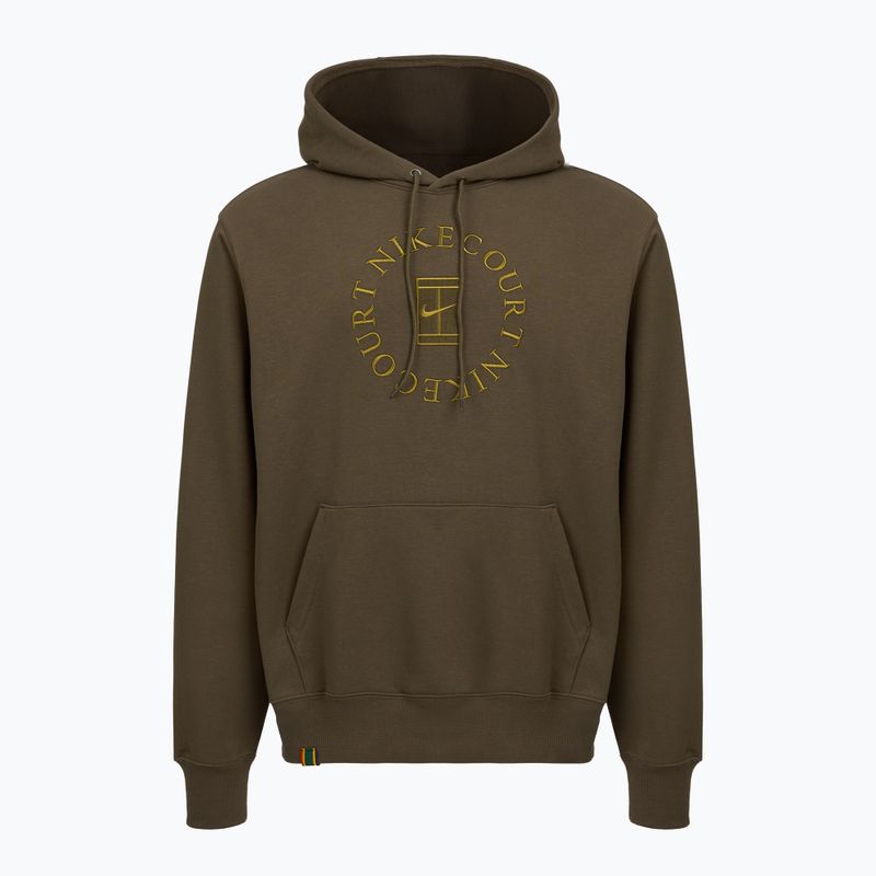 Bluza tenisowa męska Nike Court Dri-Fit Heritage French Terry Hoodie dark hazel/saffron quartz 4