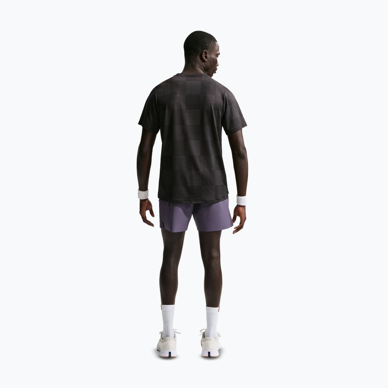 Spodenki tenisowe męskie Nike Court Advantage Dri-Fit 6" dark raisin/white 3