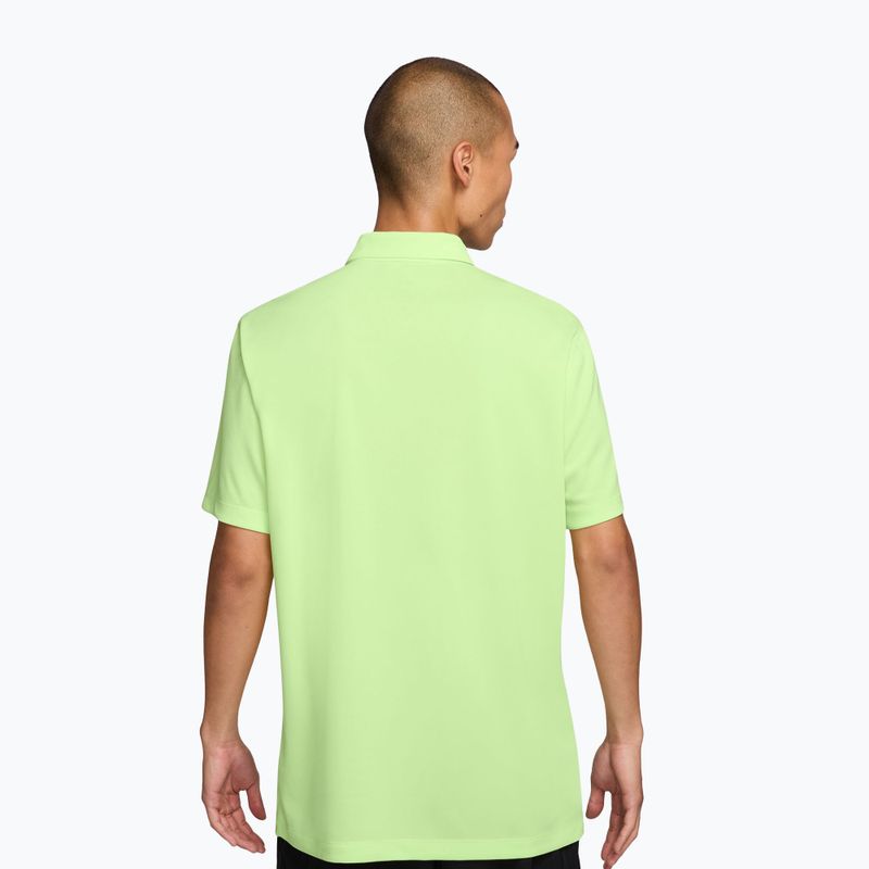 Koszulka tenisowa męska Nike Court Dri-Fit Polo Solid light liquid lime/black 2