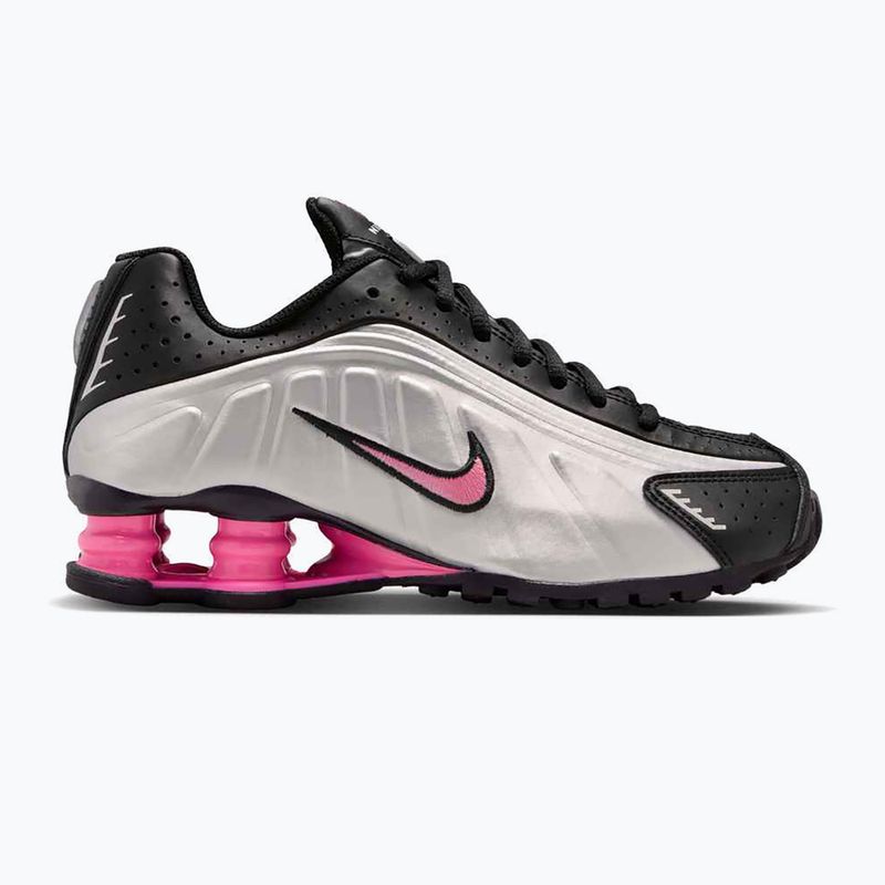 Buty Nike Shox R4 black/pinksicle/metallic silver 8