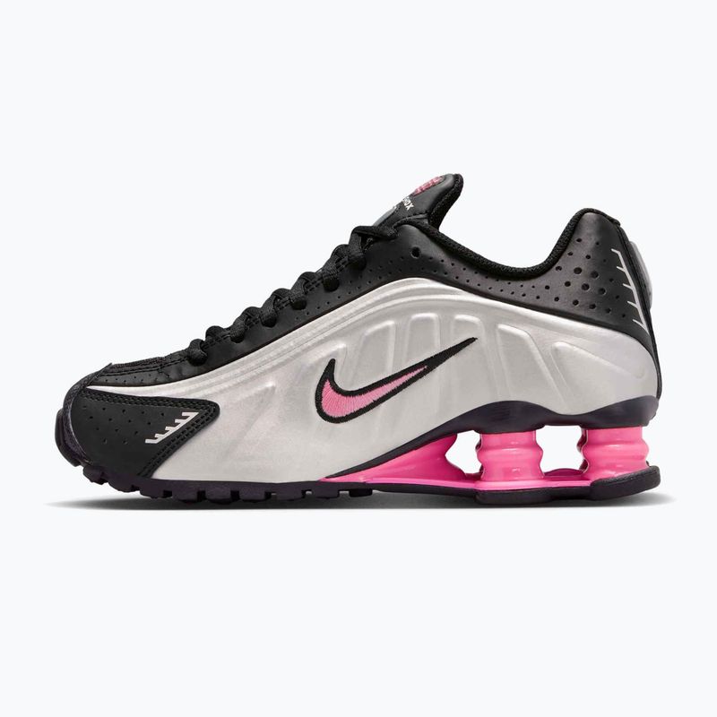 Buty Nike Shox R4 black/pinksicle/metallic silver 9