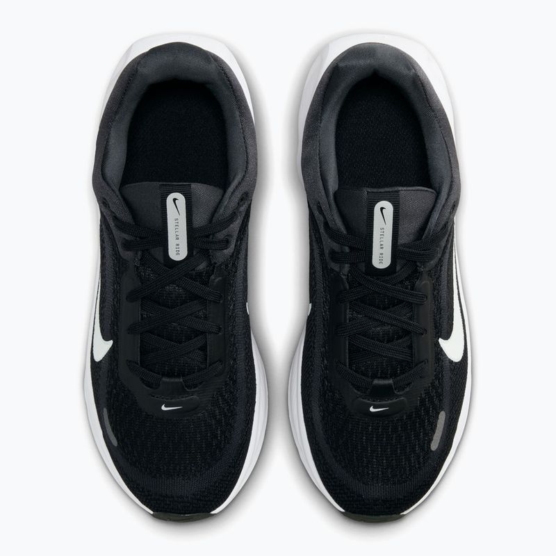 Buty do biegania dziecięce Nike Stellar Ride black/anthracite/pure platinum/white 4