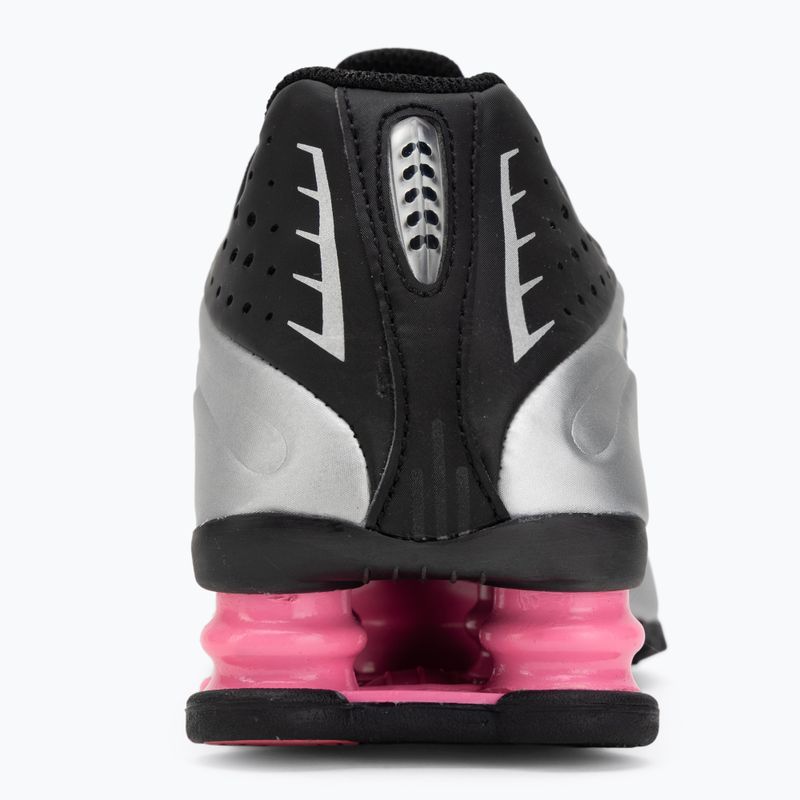 Buty Nike Shox R4 black/pinksicle/metallic silver 6