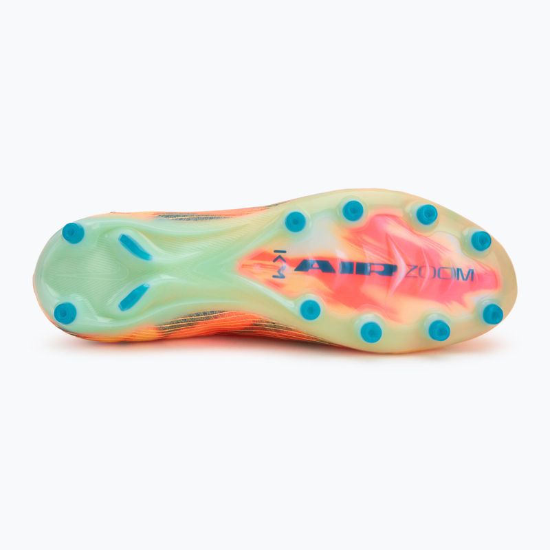 Buty piłkarskie męskie Nike Zoom Vapor 16 Elite Kylian Mbappe AG-Pro melon tint/igloo/neo turquoise 4