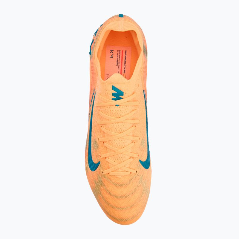 Buty piłkarskie męskie Nike Zoom Vapor 16 Elite Kylian Mbappe AG-Pro melon tint/igloo/neo turquoise 5