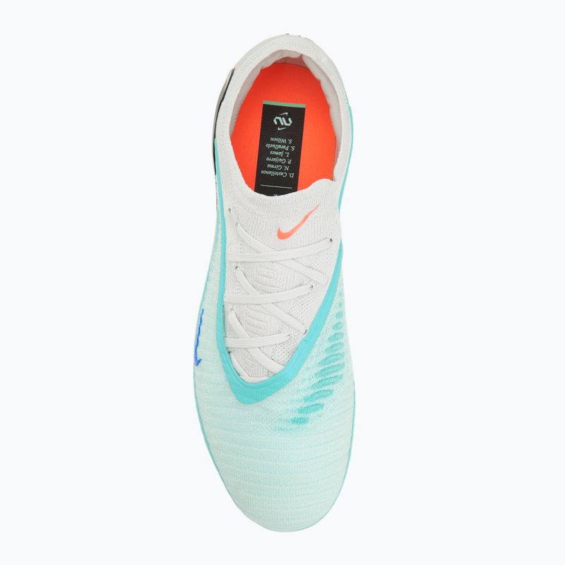 Buty piłkarskie męskie Nike United Phantom 6 Low Elite FG pistachio frost/hyper orange 5