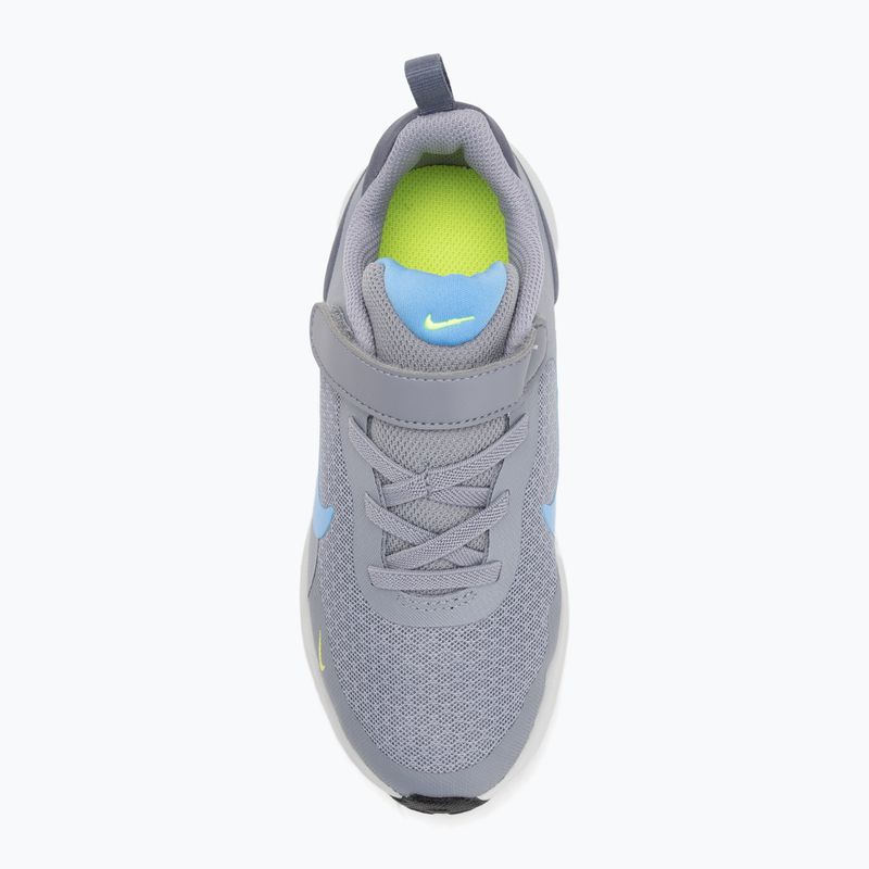 Buty dziecięce Nike Revolution 7 cement grey/university blue/light carbon 5