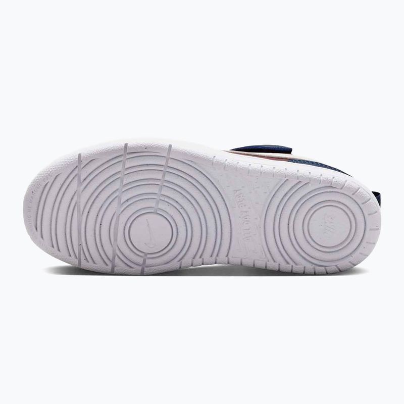 Buty dziecięce Nike Court Borough Low Recraft dark team red/Ssoft pearl/midnight navy 9
