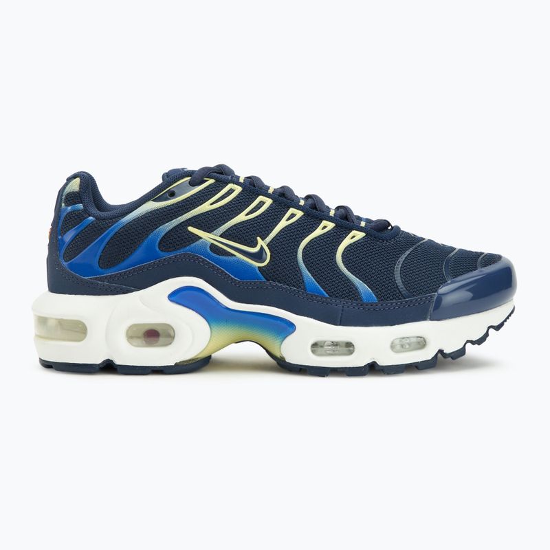 Buty dziecięce Nike Air Max Plus midnight navy/soft yellow/midnight navy 2