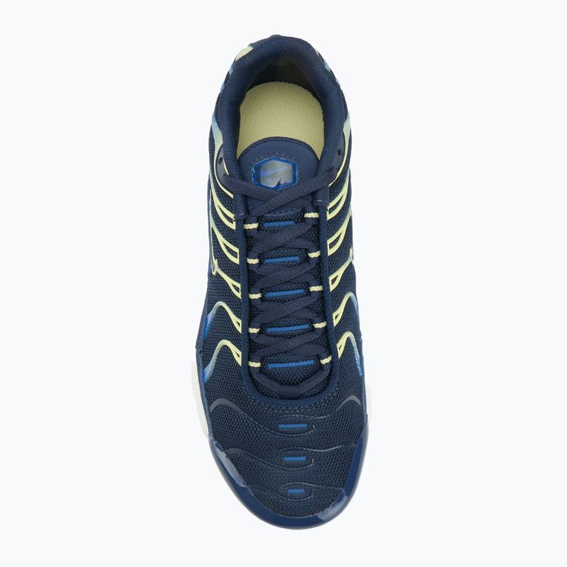 Buty dziecięce Nike Air Max Plus midnight navy/soft yellow/midnight navy 5