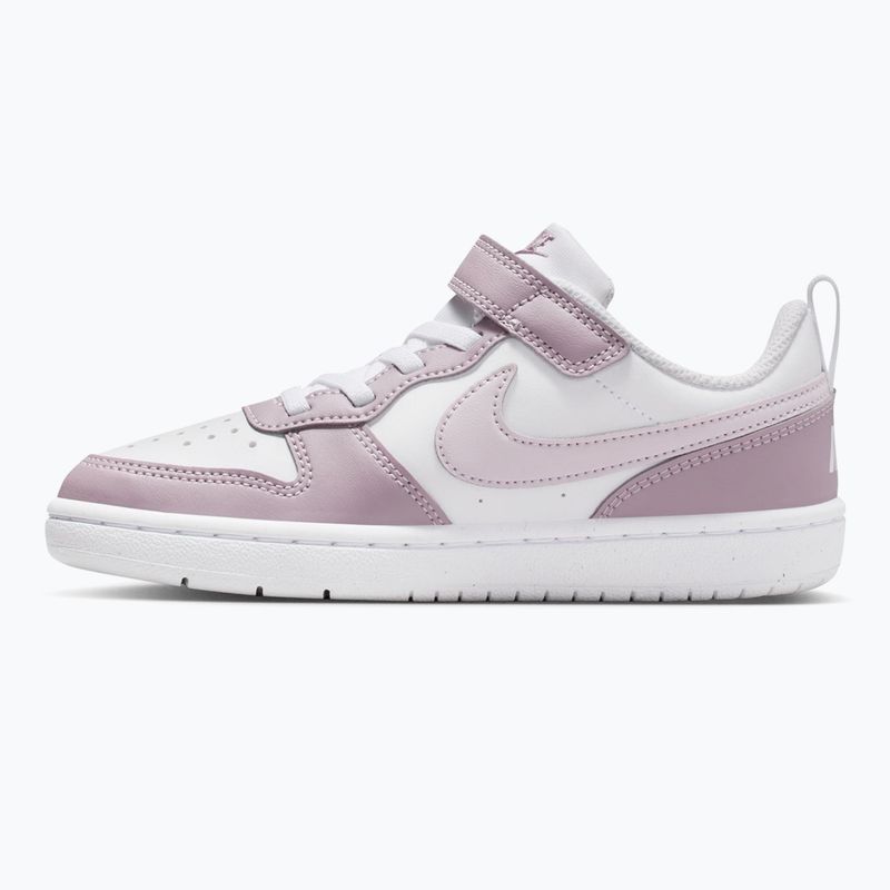 Buty dziecięce Nike Court Borough Low Recraft white/plum fog/white/venice 2