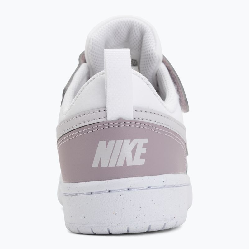 Buty dziecięce Nike Court Borough Low Recraft white/plum fog/white/venice 6