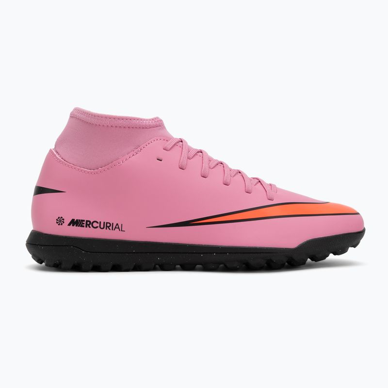 Buty piłkarskie męskie Nike Mercurial Superfly 10 Club TF magic flamingo/black/total crimson 2