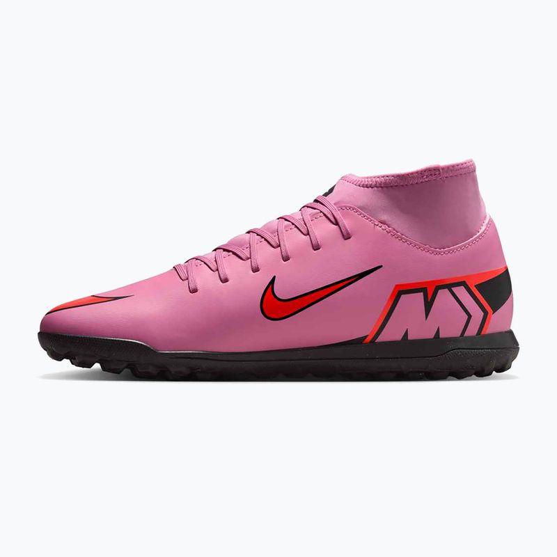 Buty piłkarskie męskie Nike Mercurial Superfly 10 Club TF magic flamingo/black/total crimson 2