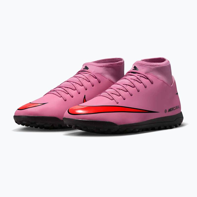 Buty piłkarskie męskie Nike Mercurial Superfly 10 Club TF magic flamingo/black/total crimson 3