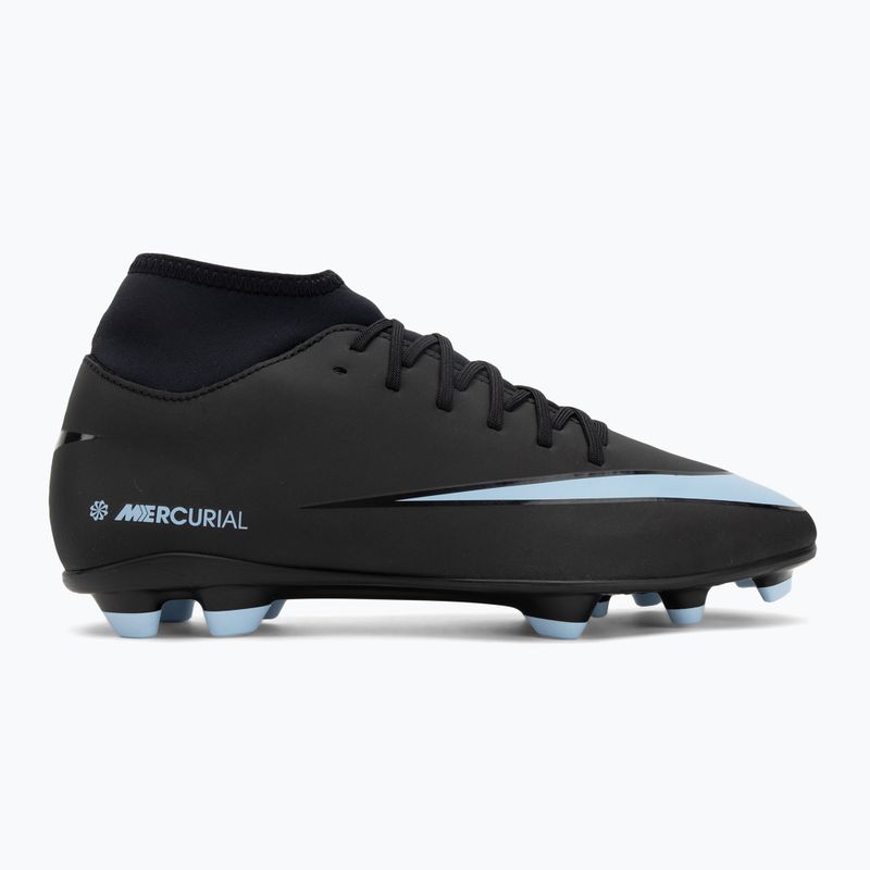 Buty piłkarskie męskie Nike Mercurial Superfly 10 Club FG/MG black/ice blue 2