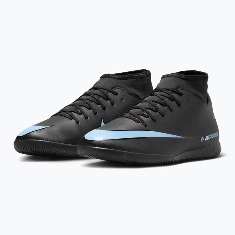 Buty piłkarskie męskie Nike Mercurial Superfly 10 Club IC black/ice blue 10