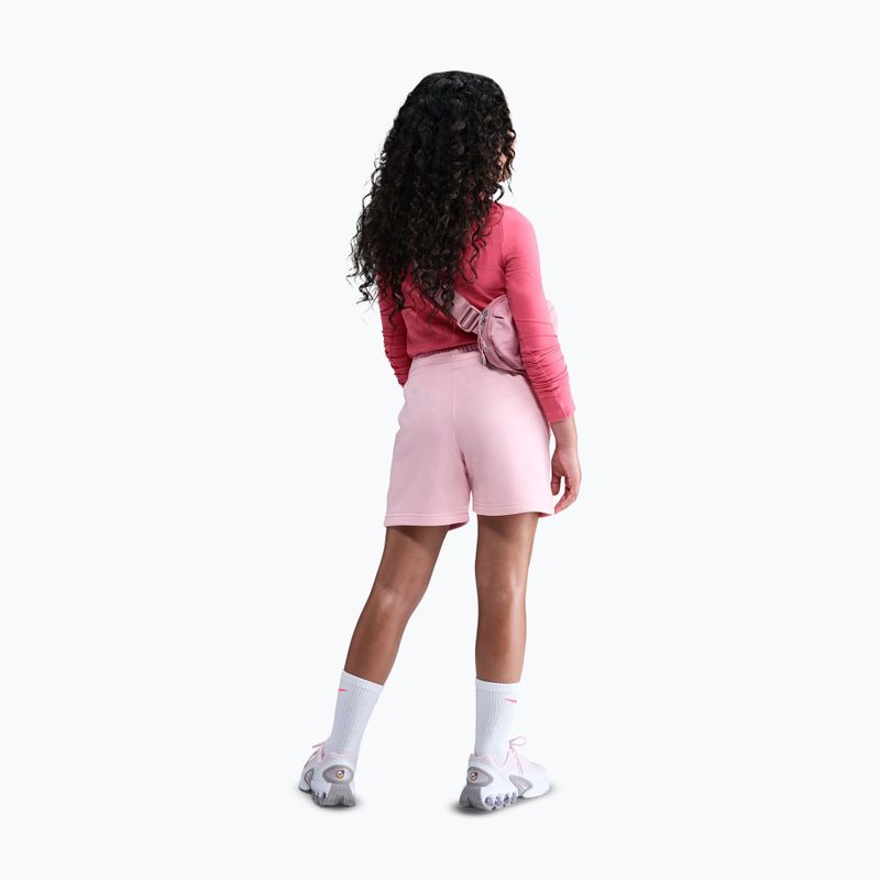 Spodenki dziecięce Nike Sportswear Club Fleece med soft pink/med soft pink/white 3
