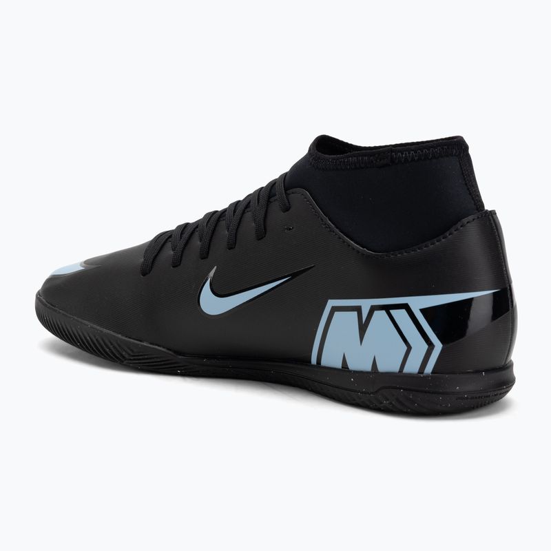 Buty piłkarskie męskie Nike Mercurial Superfly 10 Club IC black/ice blue 3