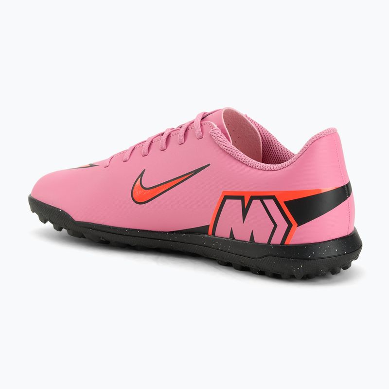 Buty piłkarskie męskie Nike Mercurial Vapor 16 Club TF magic flamingo/black/total crimson 3