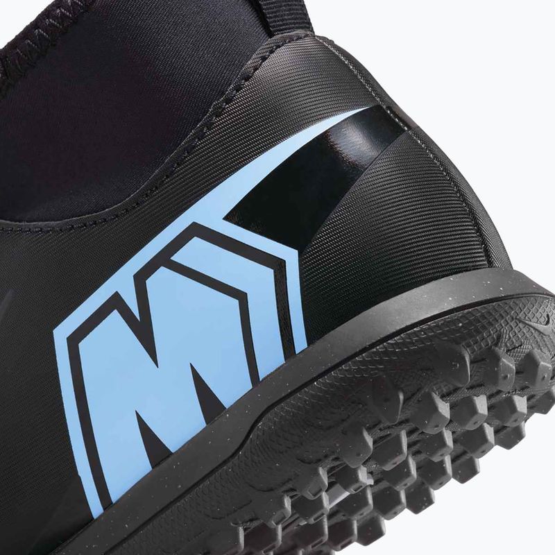 Buty piłkarskie dziecięce Nike Mercurial Superfly 10 Club TF black/black 15