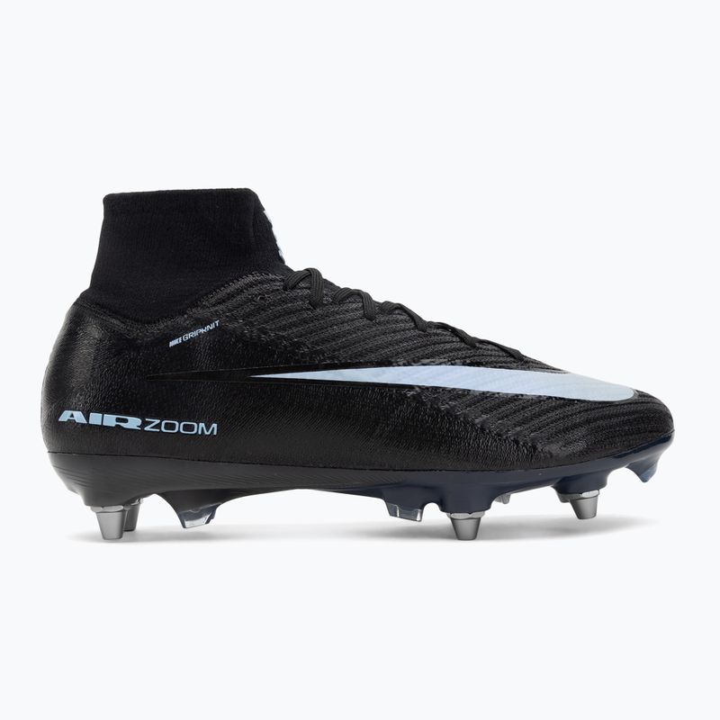 Buty piłkarskie męskie Nike Mercurial Superfly 10 Elite SG-Pro black/ice blue 2