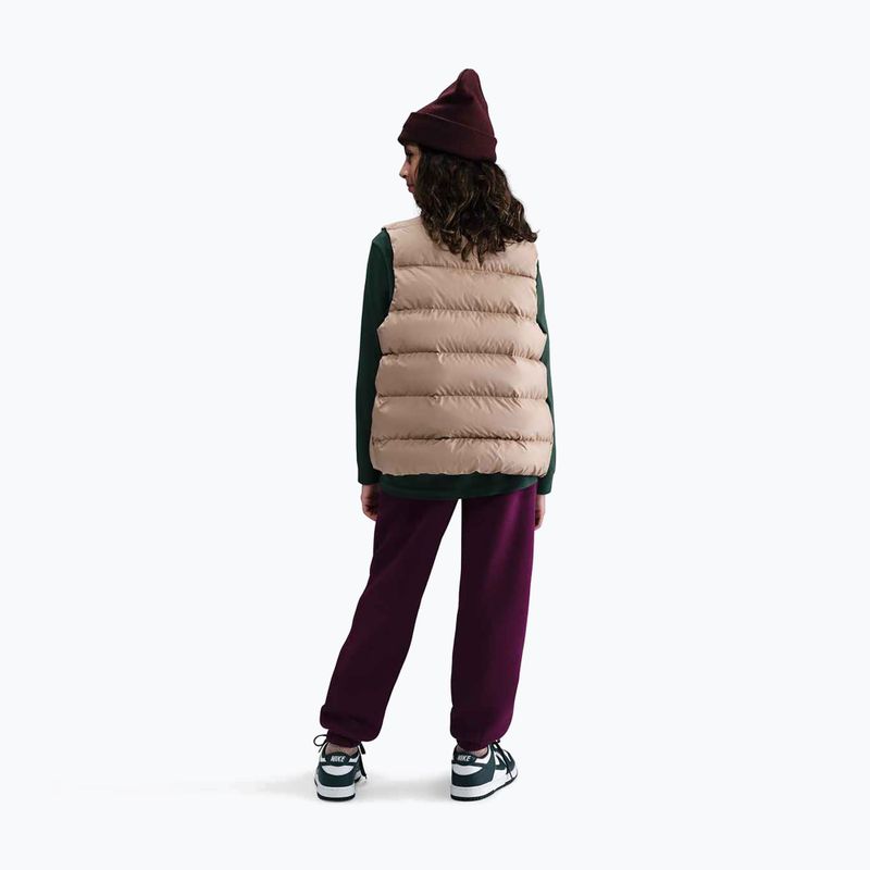 Spodnie dziecięce Nike Sportswear Club Fleece bordeaux/bordeaux/white 3