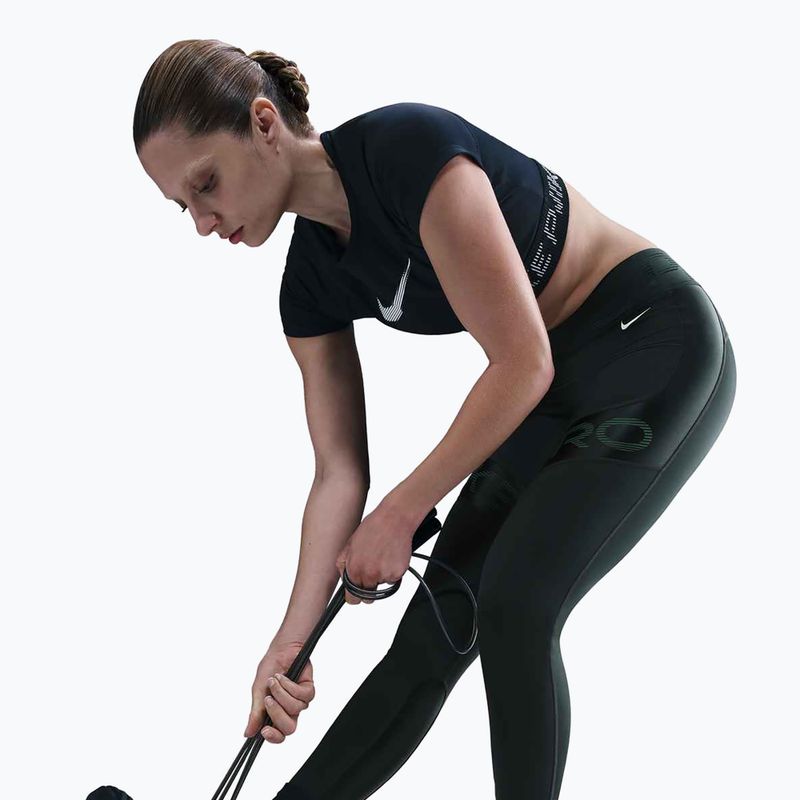 Legginsy treningowe damskie Nike Pro Sculpt High-Waisted 7/8 seaweed/vintage green/white 5