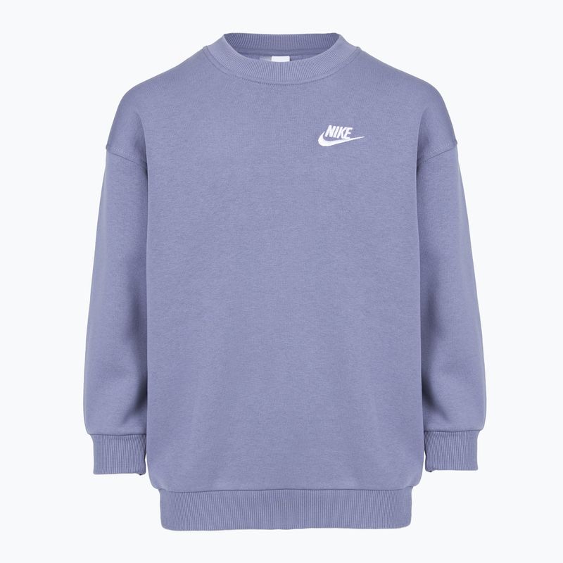 Bluza dziecięca Nike Sportswear Club Fleece world indigo/white