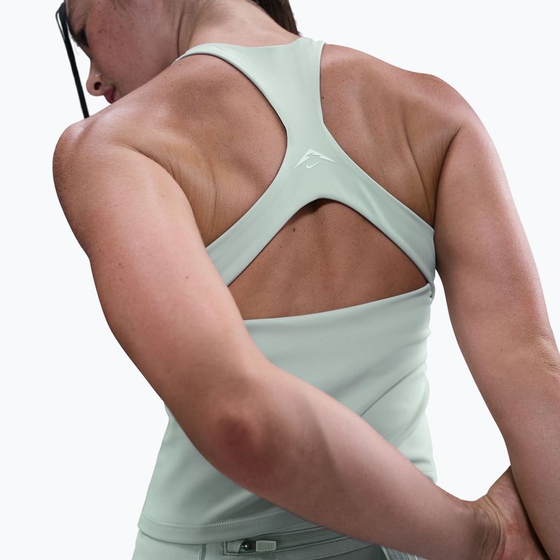 Koszulka damska Nike Trail Medium Support Sports Bra Tank Top light silver 4