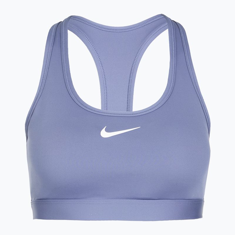 Biustonosz treningowy Nike Swoosh Medium Support world indigo/white 6