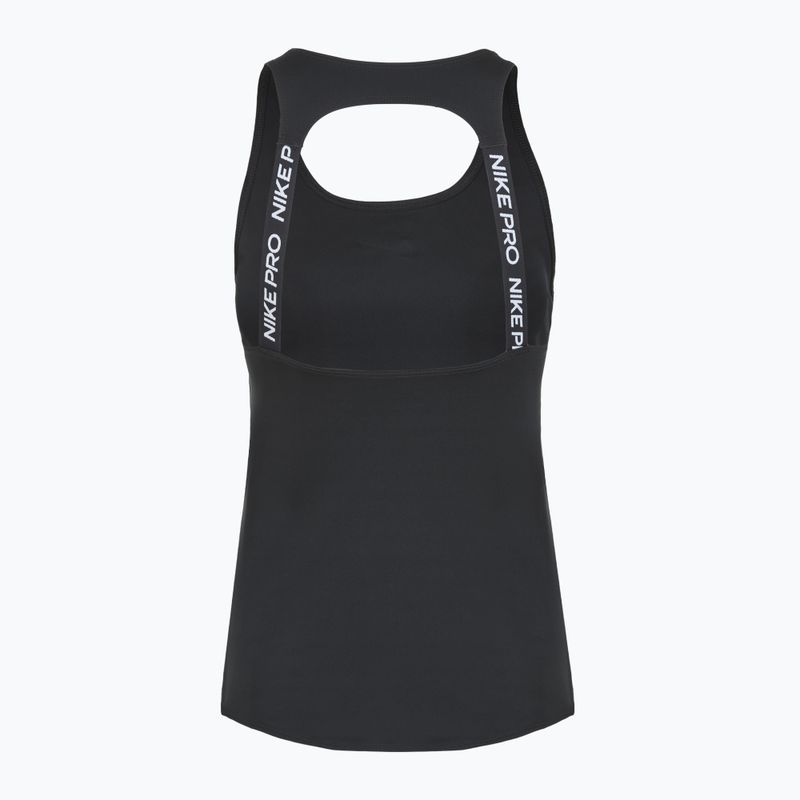 Koszulka treningowa damska Nike Pro Dri-Fit black/white 2